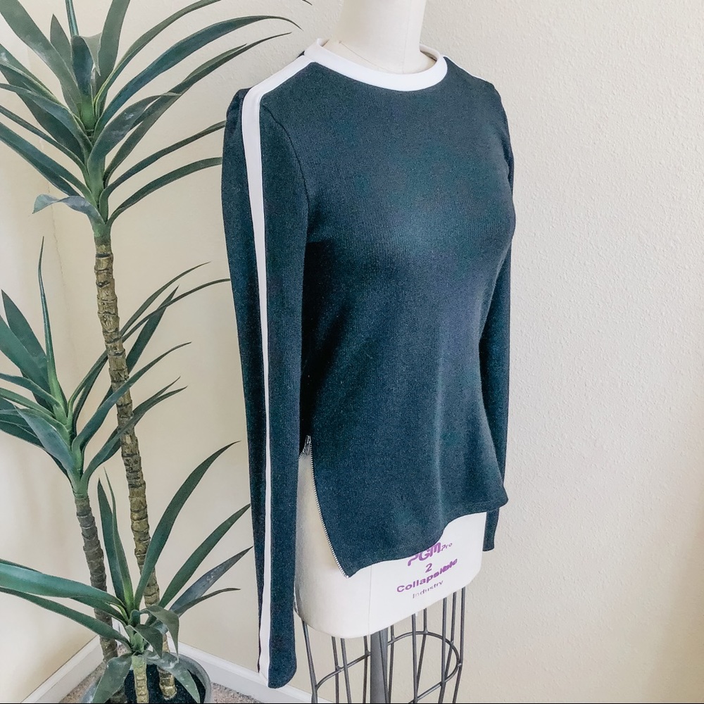 Maje Black Long Sleeve Sweater sz 1